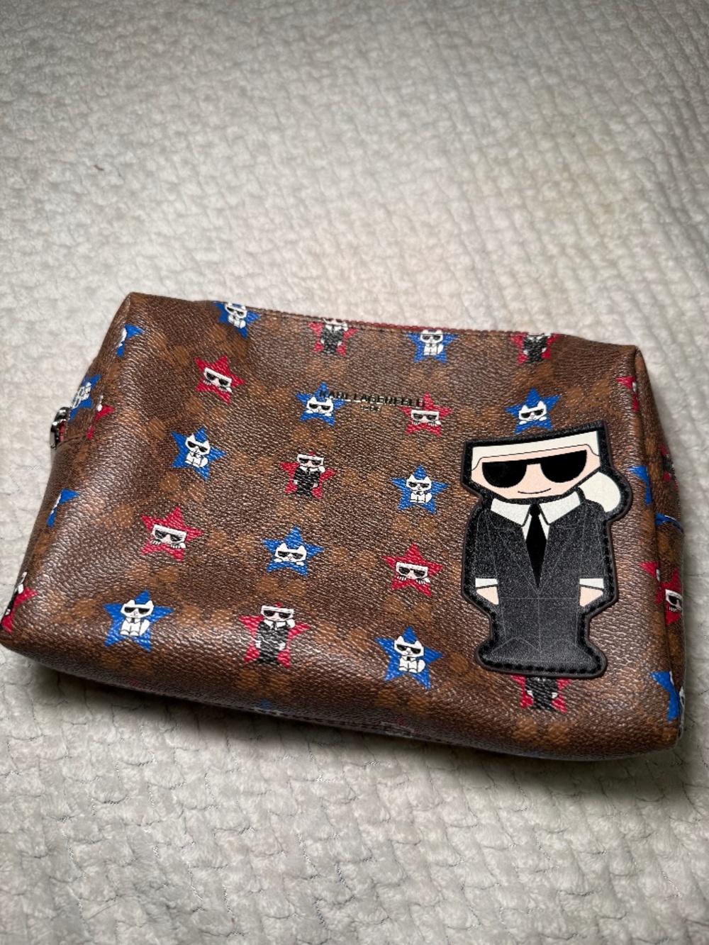 Karl Lagerfeld cosmetics toiletries case